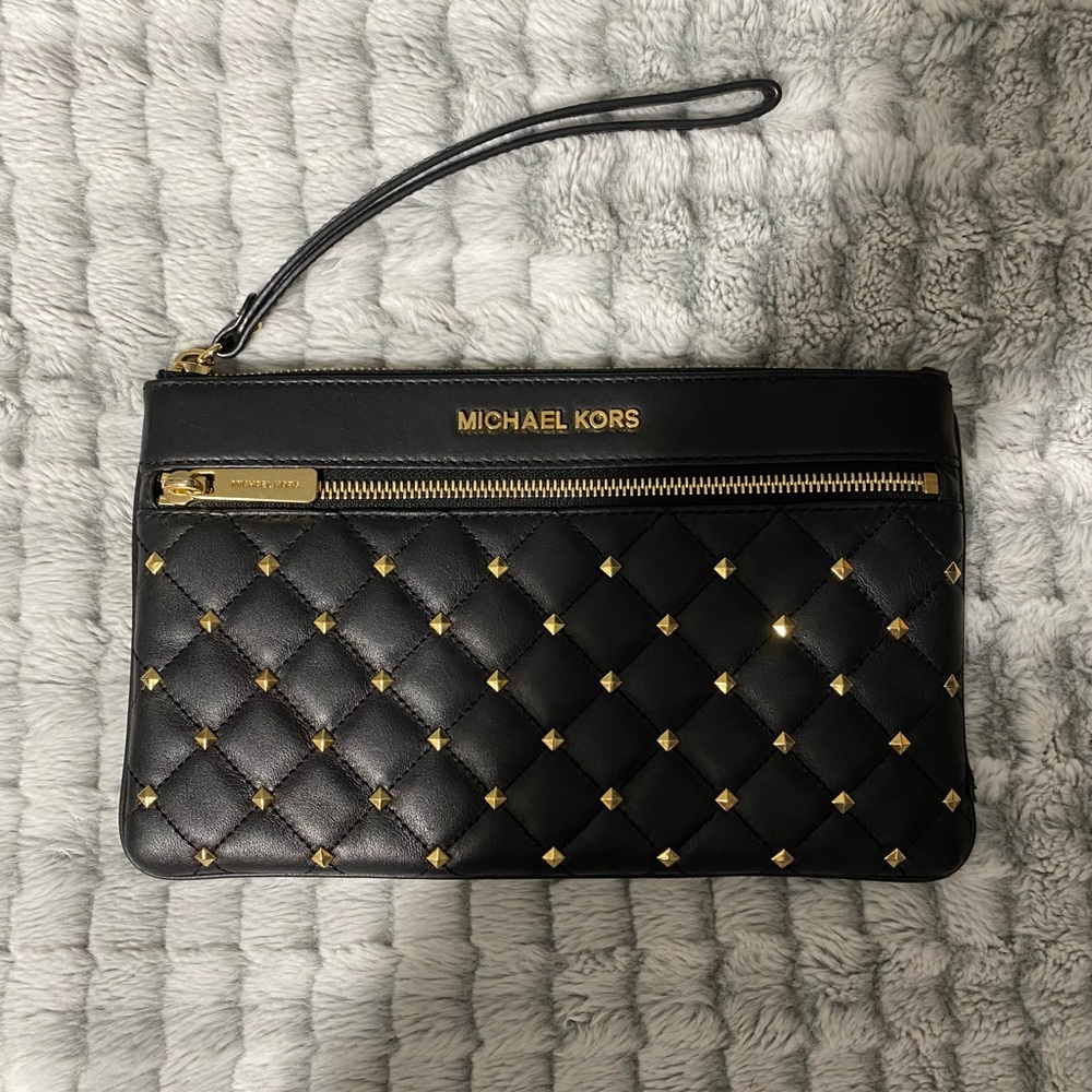 Black Studded Michael Kors Bag